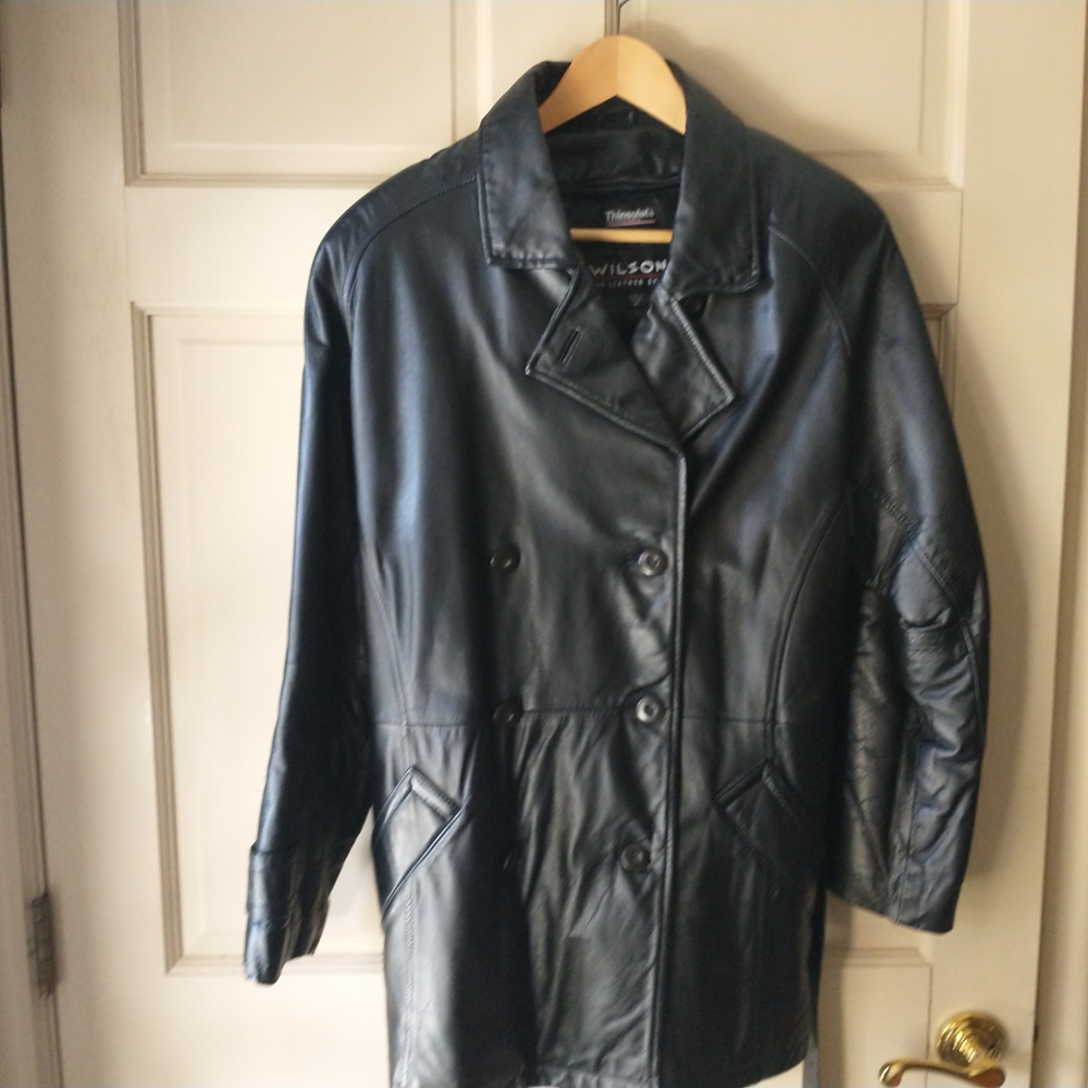 G/U Women's Wilson Black Leather Jacket